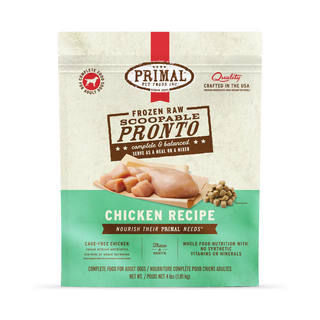 Primal Pronto Raw Frozen Chicken