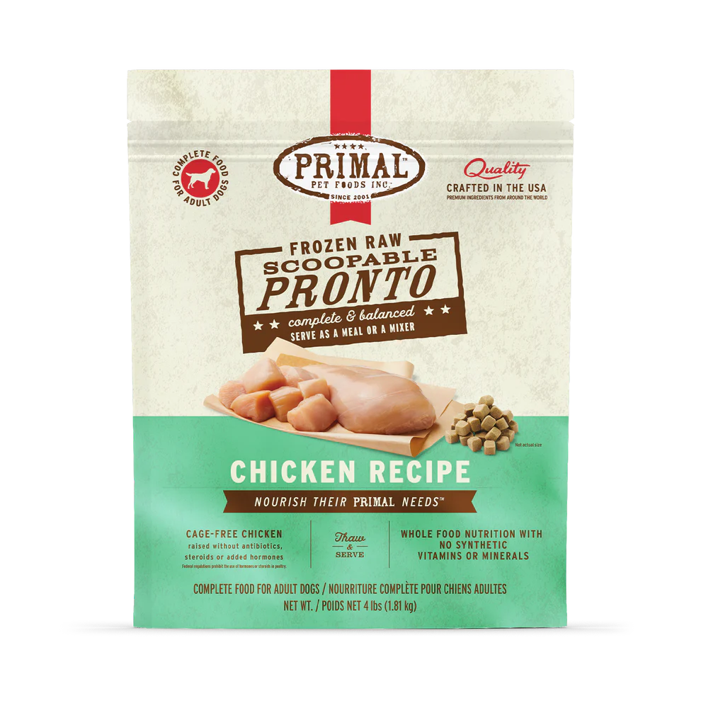 Primal Pronto Raw Frozen Chicken