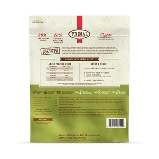 Primal Pronto Raw Frozen Lamb