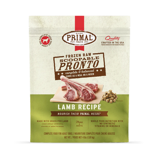 Primal Pronto Raw Frozen Lamb