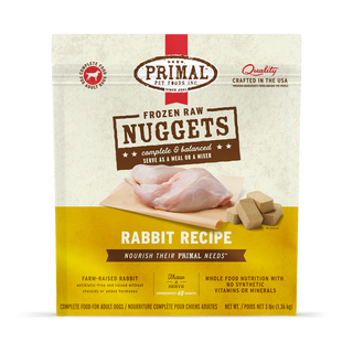 Primal Frozen Raw Rabbit Nuggets