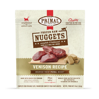 Primal Cat Frozen Venison Nuggets