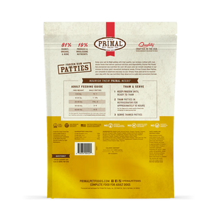 Primal Frozen Raw Rabbit Patties