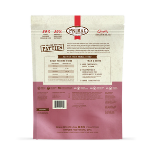 Primal Frozen Raw Turkey & Sardine