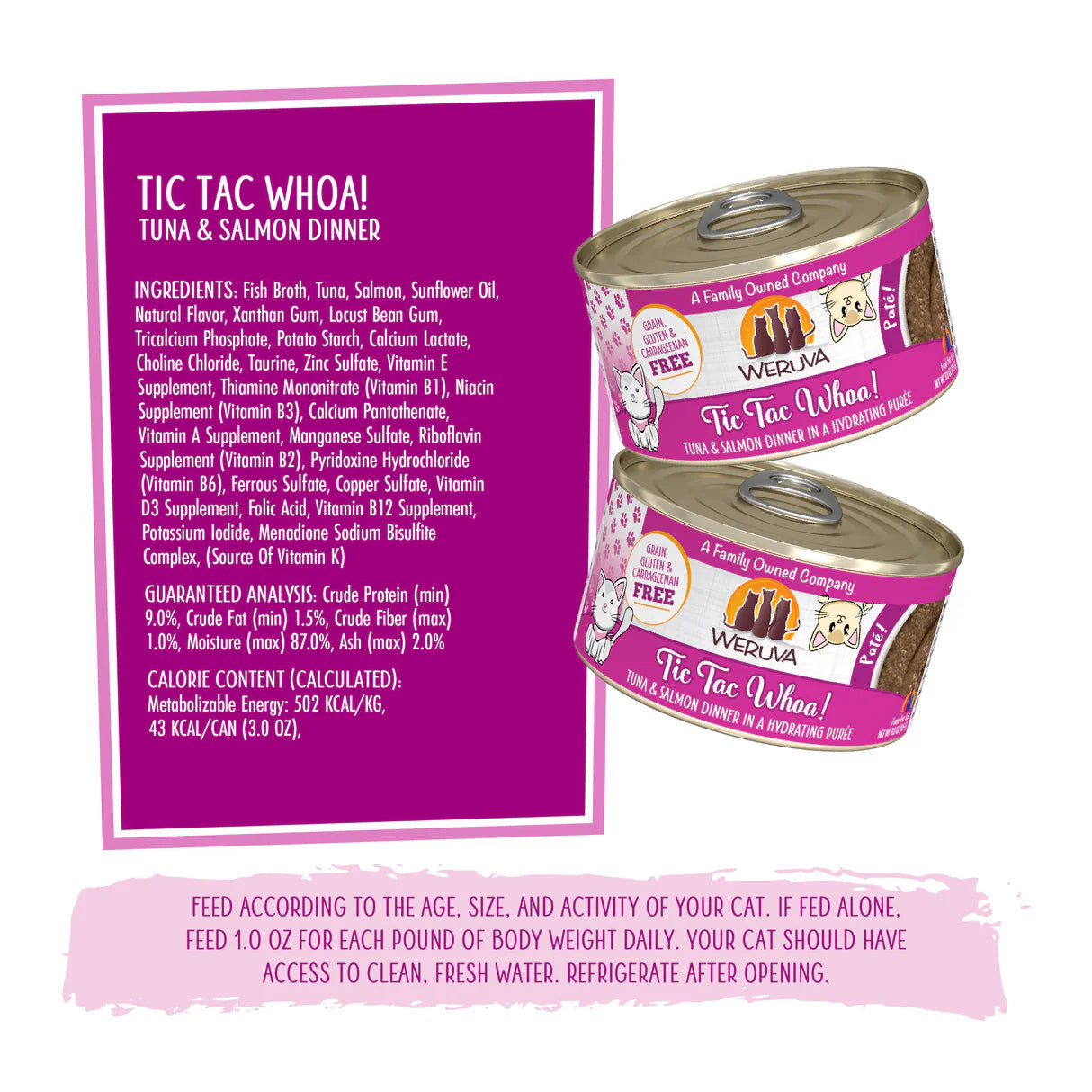 Weruva Cat Pate Tic Tac Whoa!