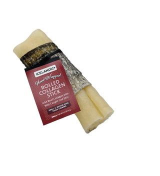 Icelandic+ Rolled Beef Collagen Stick Wrapped with Cod Skin
