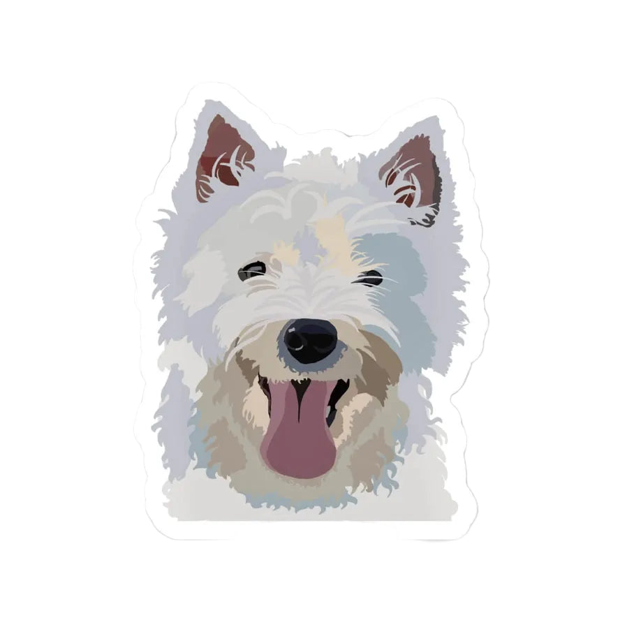 Happy Sploot Designs Vinyl Sticker - West Highland White Terrier
