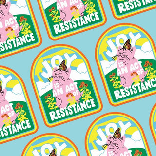 5 Eye Studio Vinyl Sticker - Joy Is An Act of Resistance