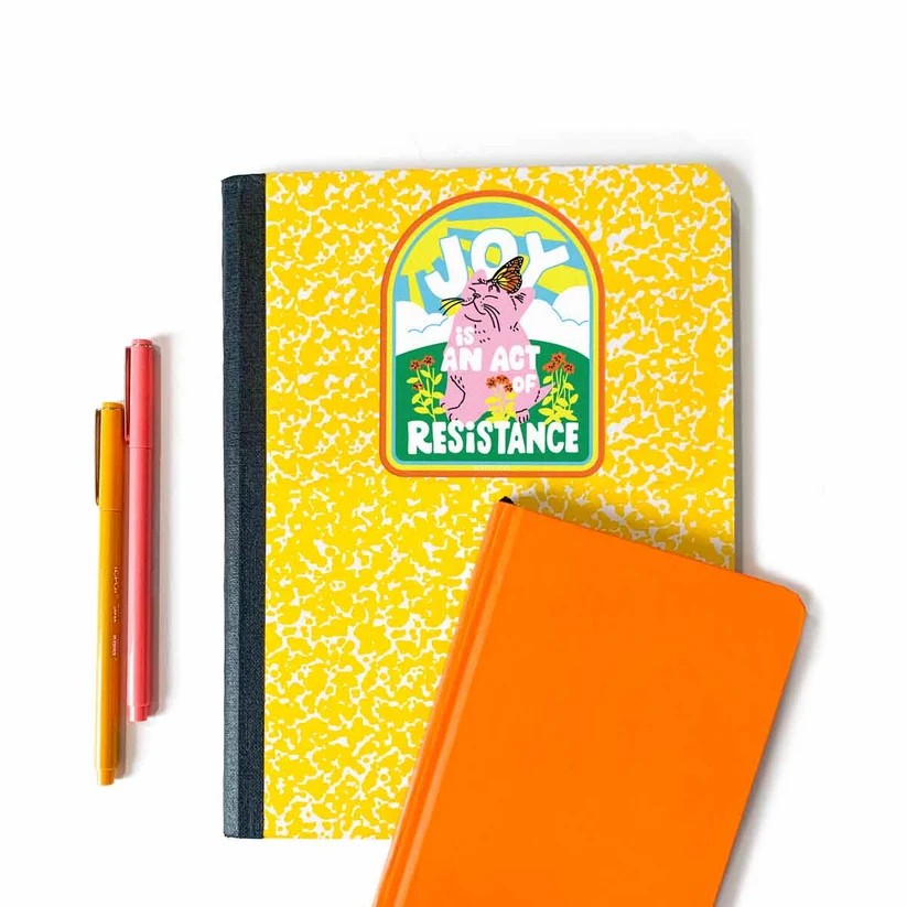 5 Eye Studio Vinyl Sticker - Joy Is An Act of Resistance