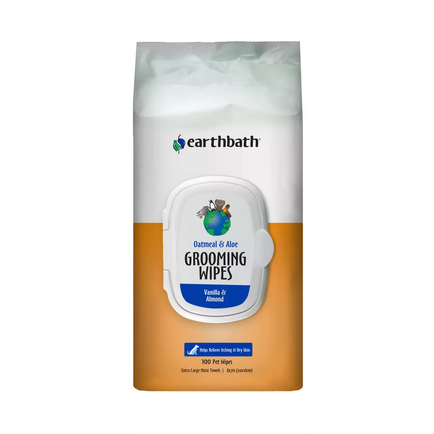Earthbath Grooming Wipes Vanilla & Almond