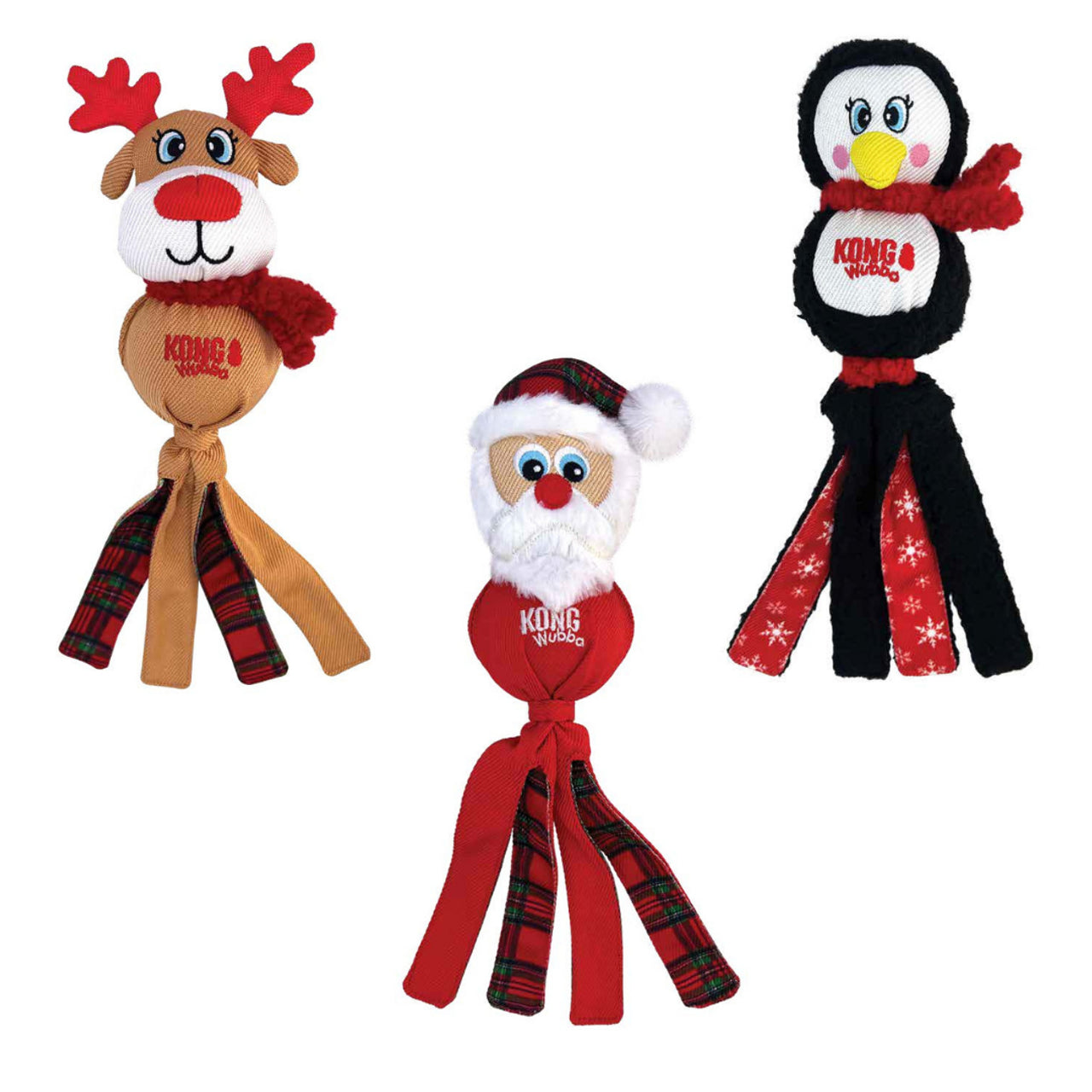 Kong Holiday Wubba Assorted