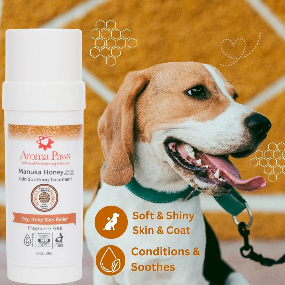 Aroma Paws Manuka Honey Skin Soothing Treatment Roll on Applicator