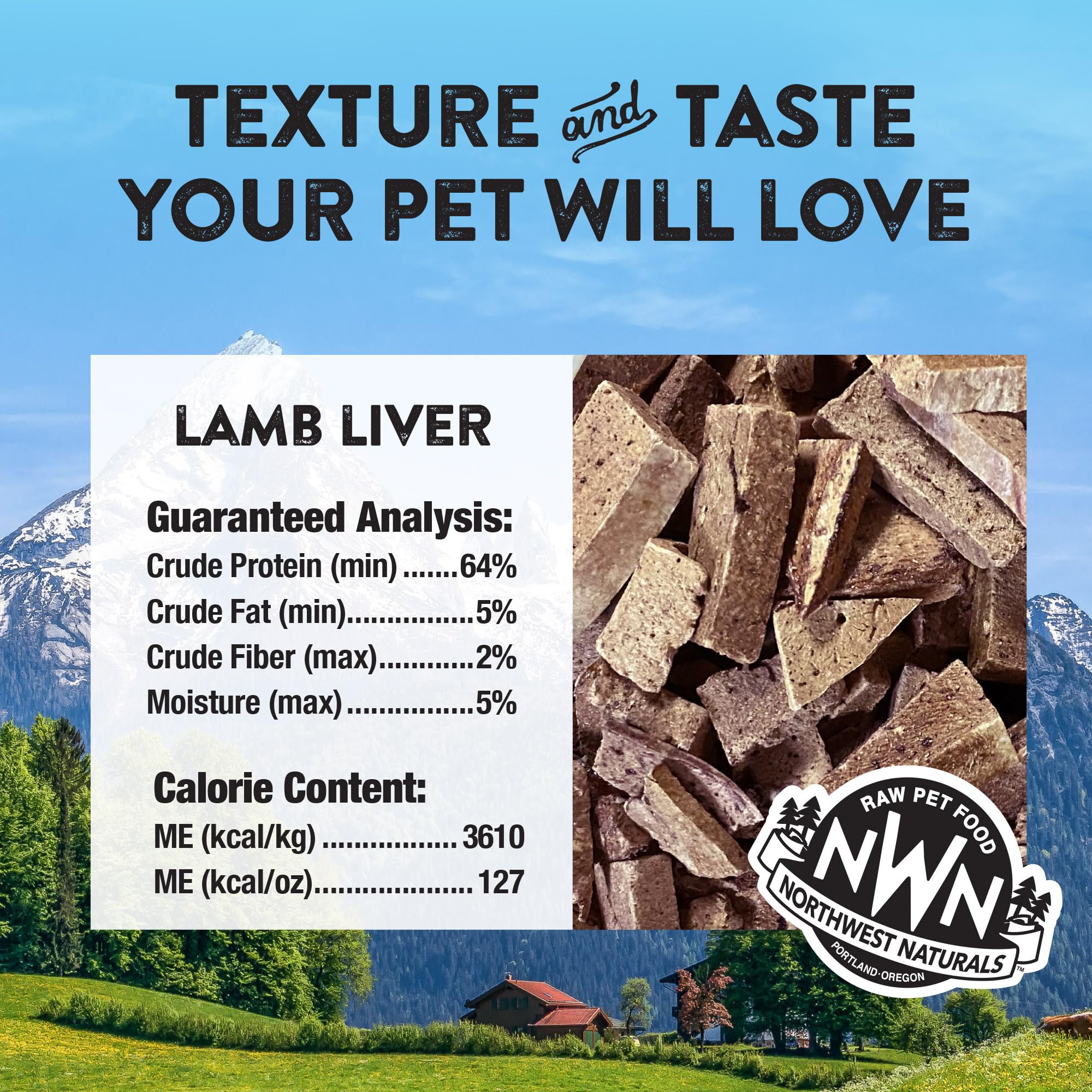 Northwest Naturals Freeze-Dried Lamb Liver