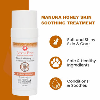 Aroma Paws Manuka Honey Skin Soothing Treatment Roll on Applicator