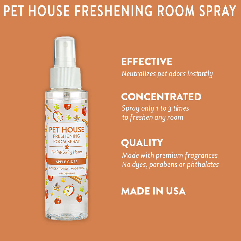 One Fur All Pet House Room Spray - Apple Cider