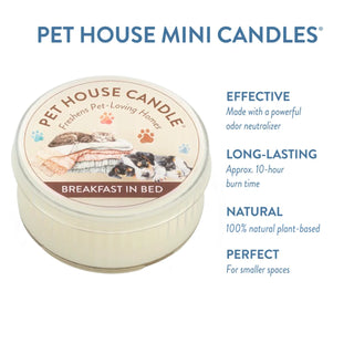One Fur All Pet House Candle - Breakfast In Bed