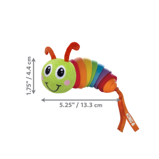 Kong Cat Bat-A-Bout Clackz Caterpillar