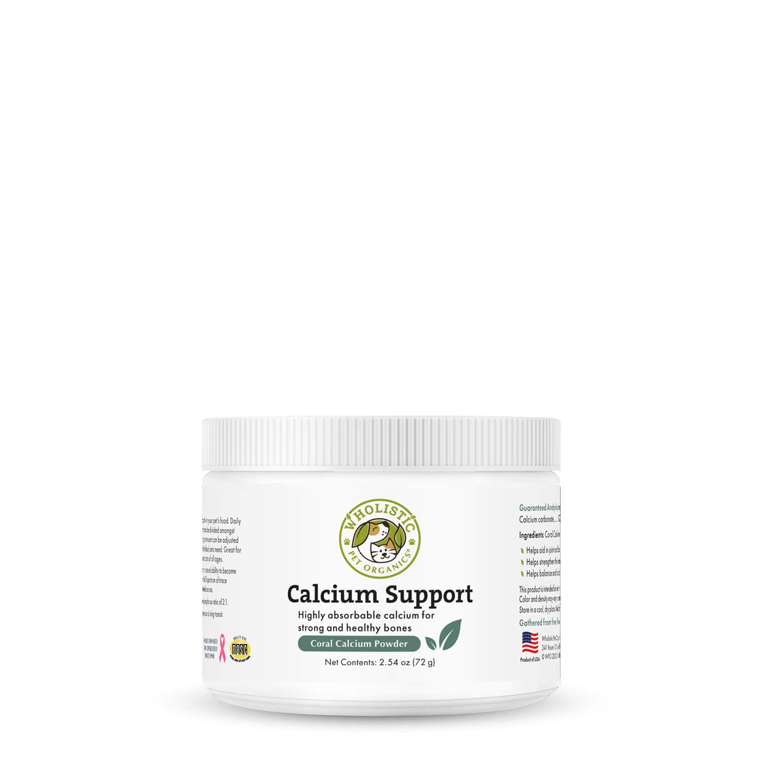 Wholistic Pet Organics Calcium Support