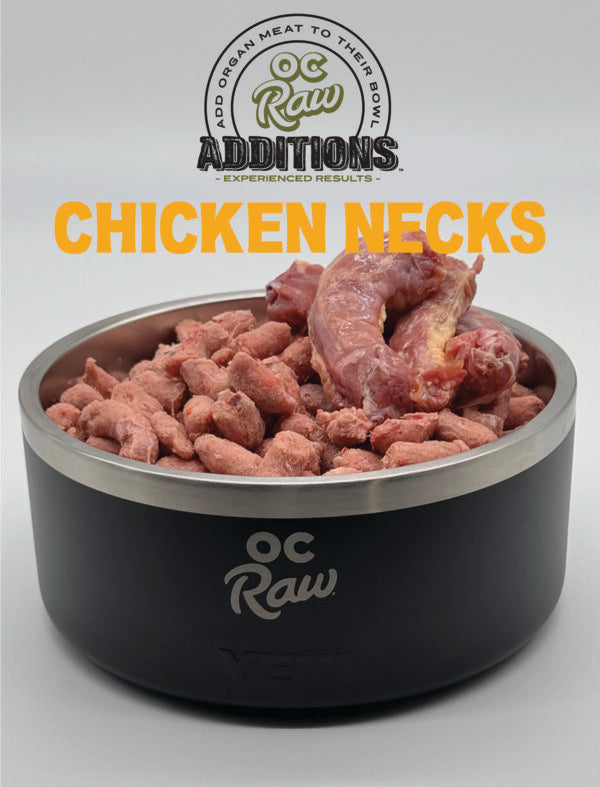 OC Raw Additions Frozen Chicken Necks 2 lbs