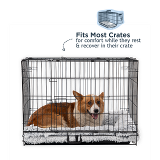 Tall Tails Cuddle Crate Bed Grey