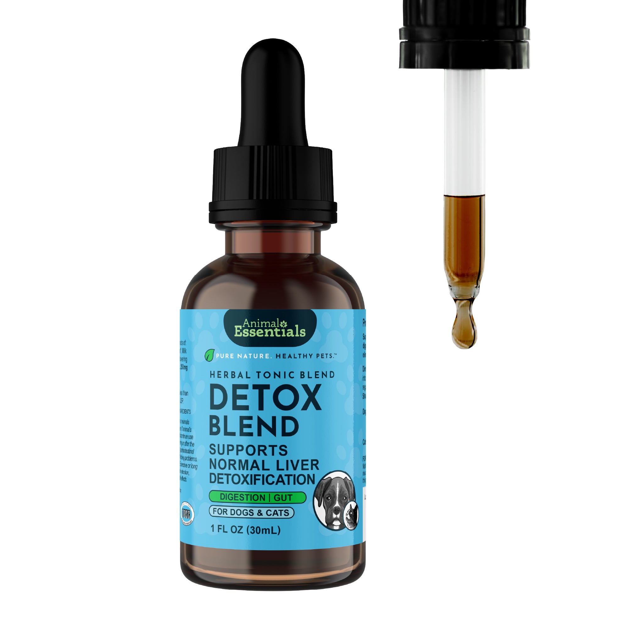 Animal Essentials Detox Blend Liver Support for Dogs & Cats