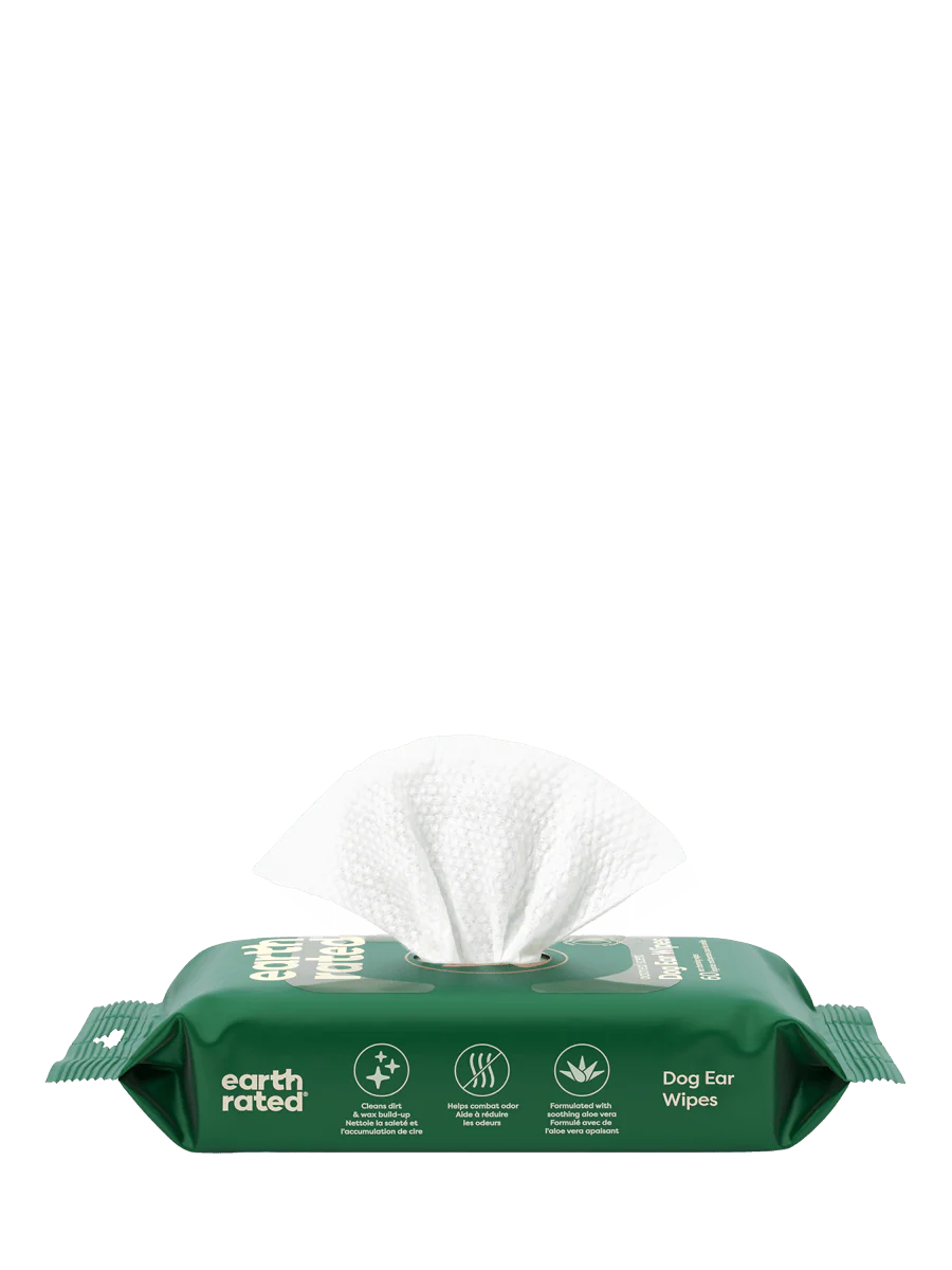 Earth Rated Dog Ear Wipes
