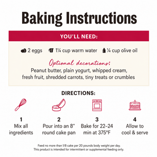 Honest Kitchen Dog Birthday Cake Mix with Chicken & Blueberries