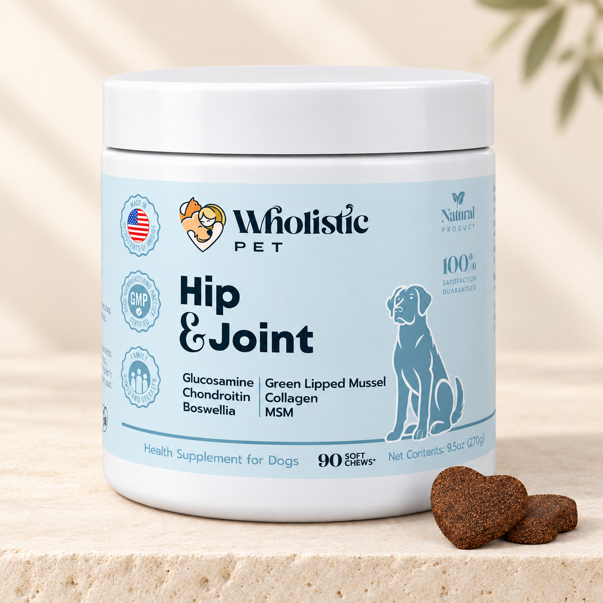 Wholistic Pet Hip & Joint Soft Chews