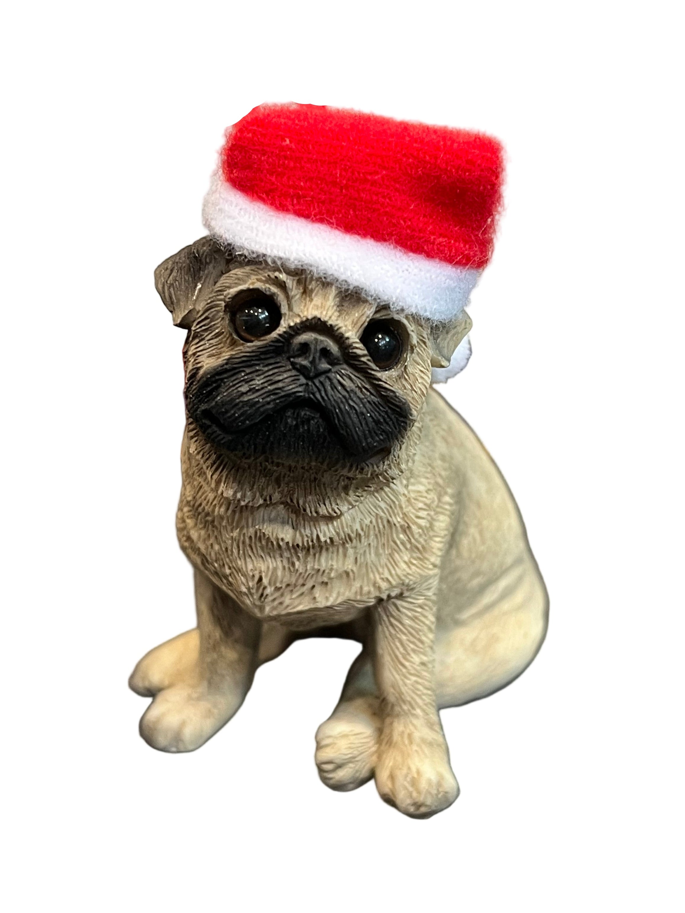 Sandicast Dog Ornament - Pug, Fawn