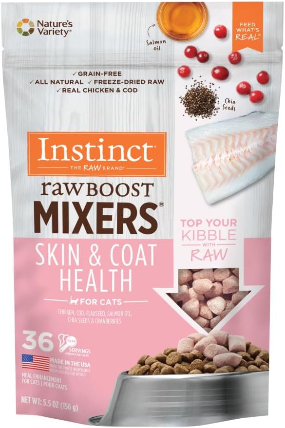 Instinct Cat Raw Boost Mixer Skin & Coat Health
