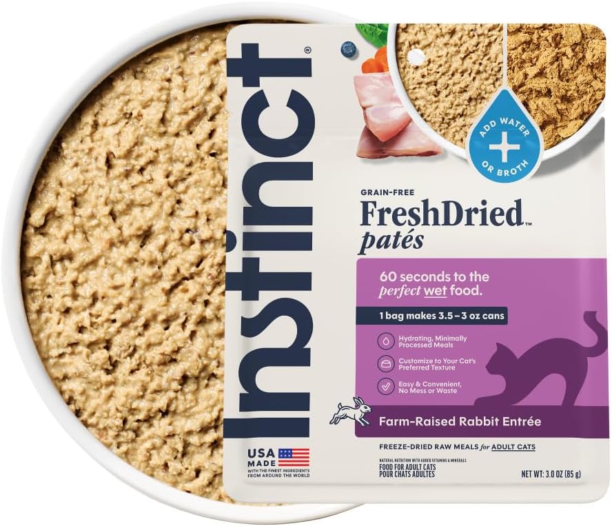 Instinct Cat FreshDried Pate Rabbit Entree