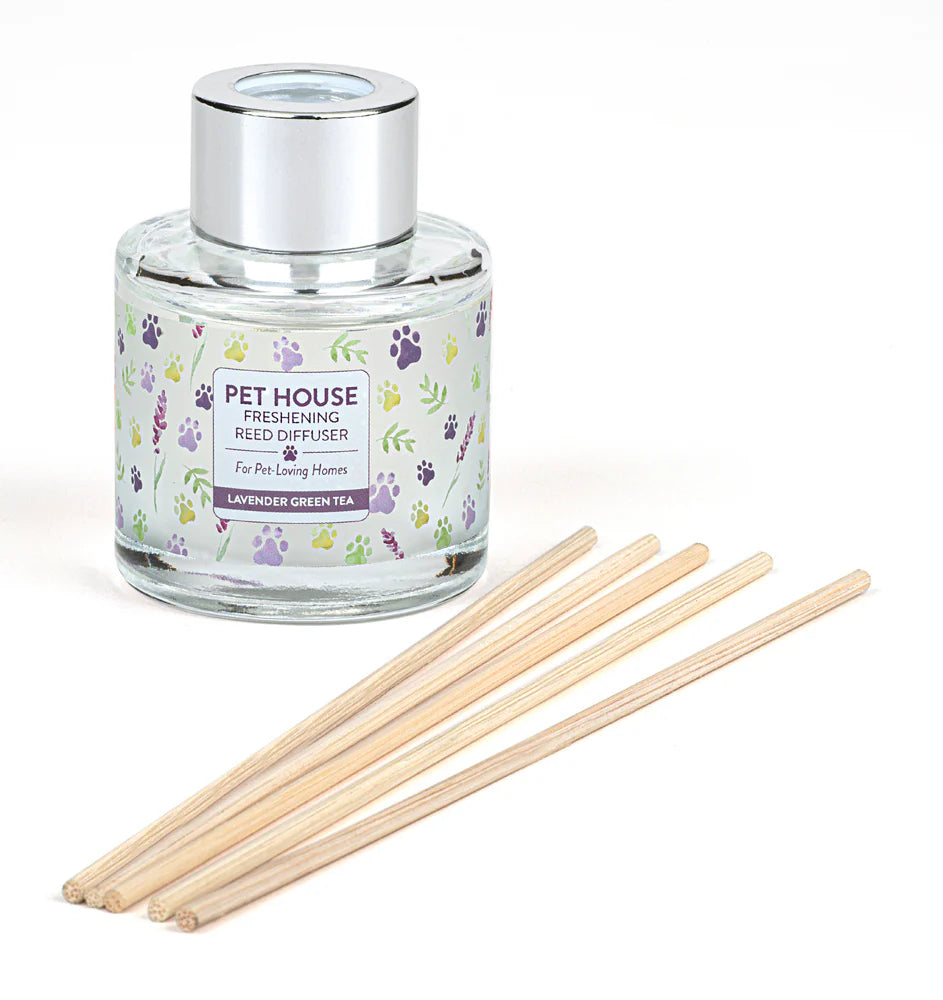 Pet House Reed Diffuser Lavender Green Tea