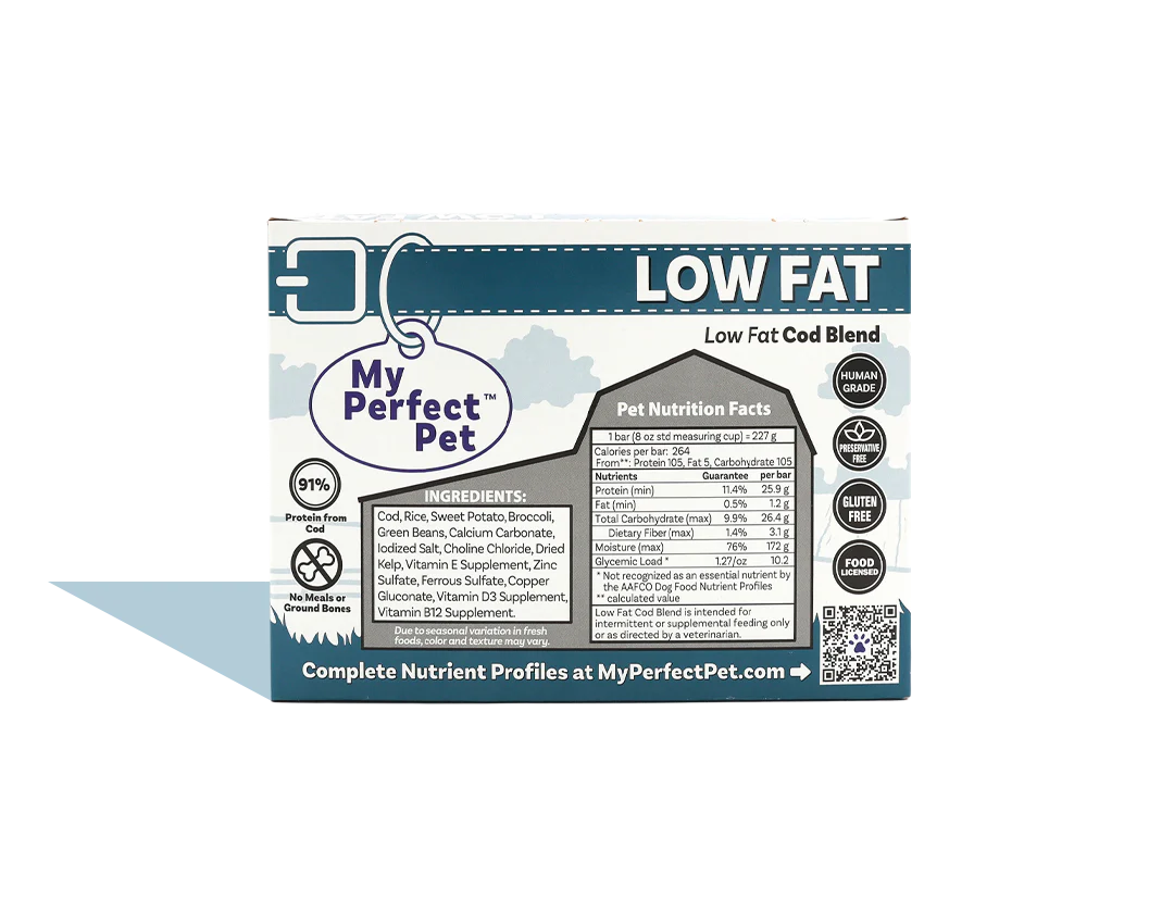 My Perfect Pet Gently Cooked Low-Fat Cod