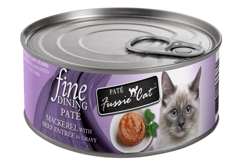 Fussie Cat Fine Dining Pate Mackerel & Beef