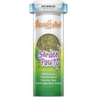 Meowijuana Garden Pawty Catnip, Dill, Parsley & Valerian Root Blend