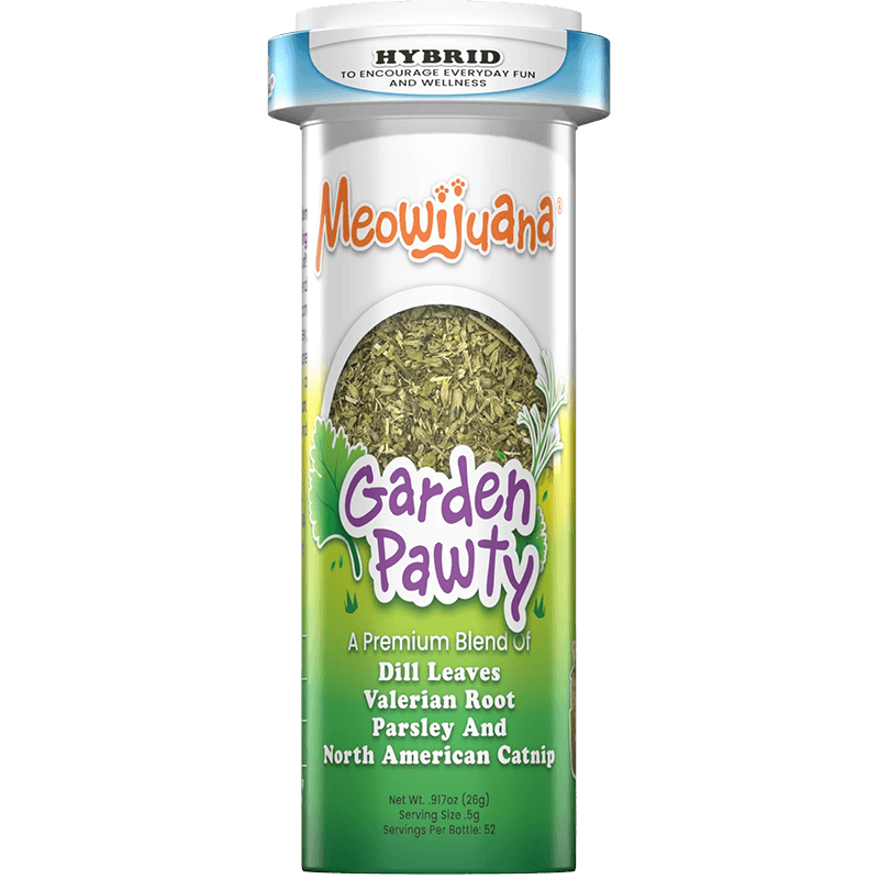 Meowijuana Garden Pawty Catnip, Dill, Parsley & Valerian Root Blend