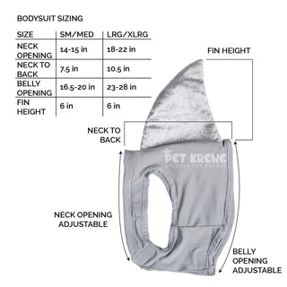 Pet Krewe Shark Costume