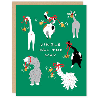 Party of One Holiday Card Jingle Cats
