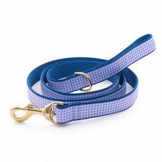 Up Country Purple Gingham Leash