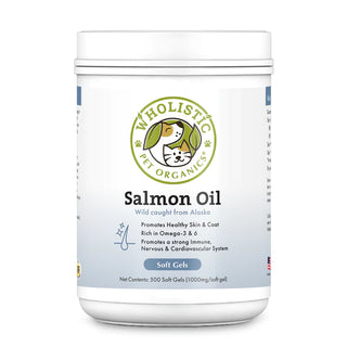 Wholistic Pet Organics Wild Salmon Oil Soft Gels