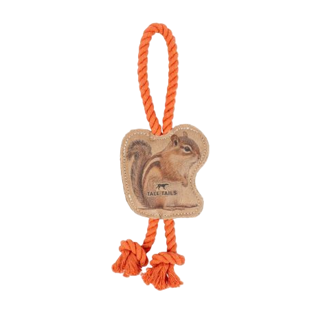 Tall Tails Leather Chipmunk Tug