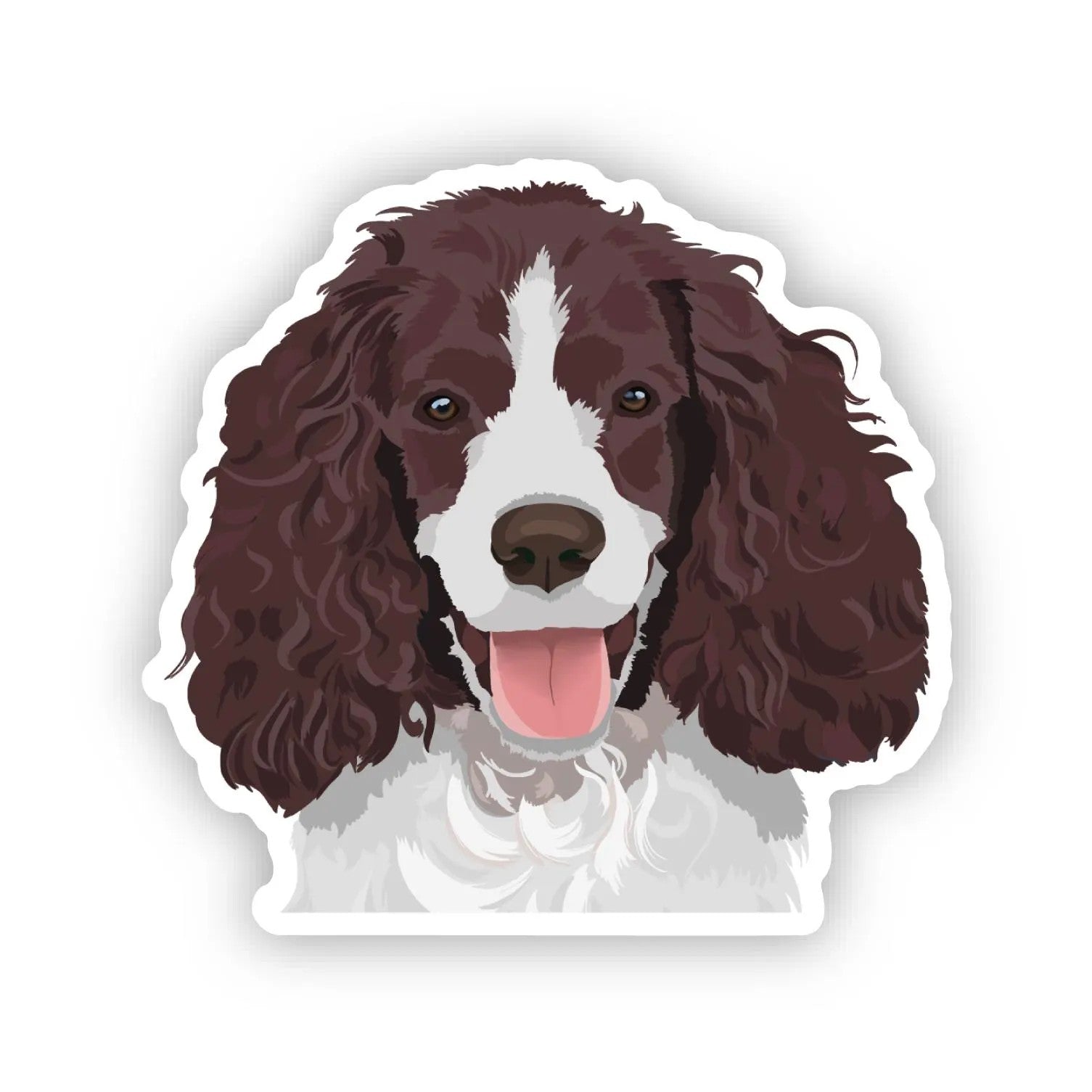 Happy Sploot Designs Vinyl Sticker - Springer Spaniel