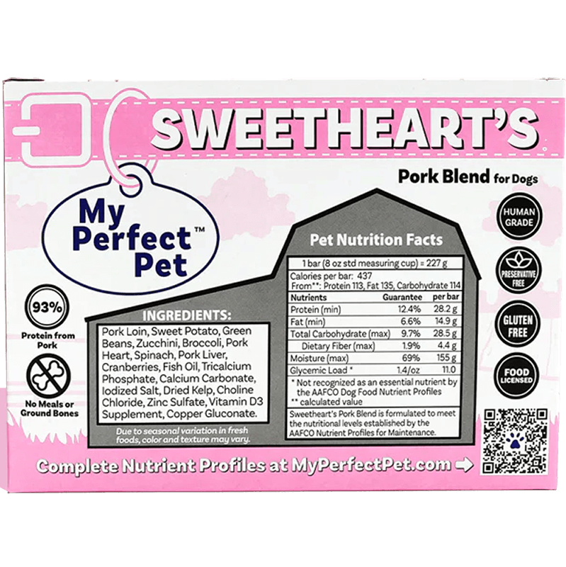 My Perfect Pet Gently-Cooked Low-Glycemic Pork
