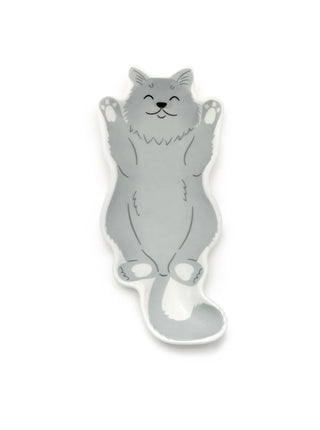 Living Royal Sleepying Kitty Cat Ceramic Tray