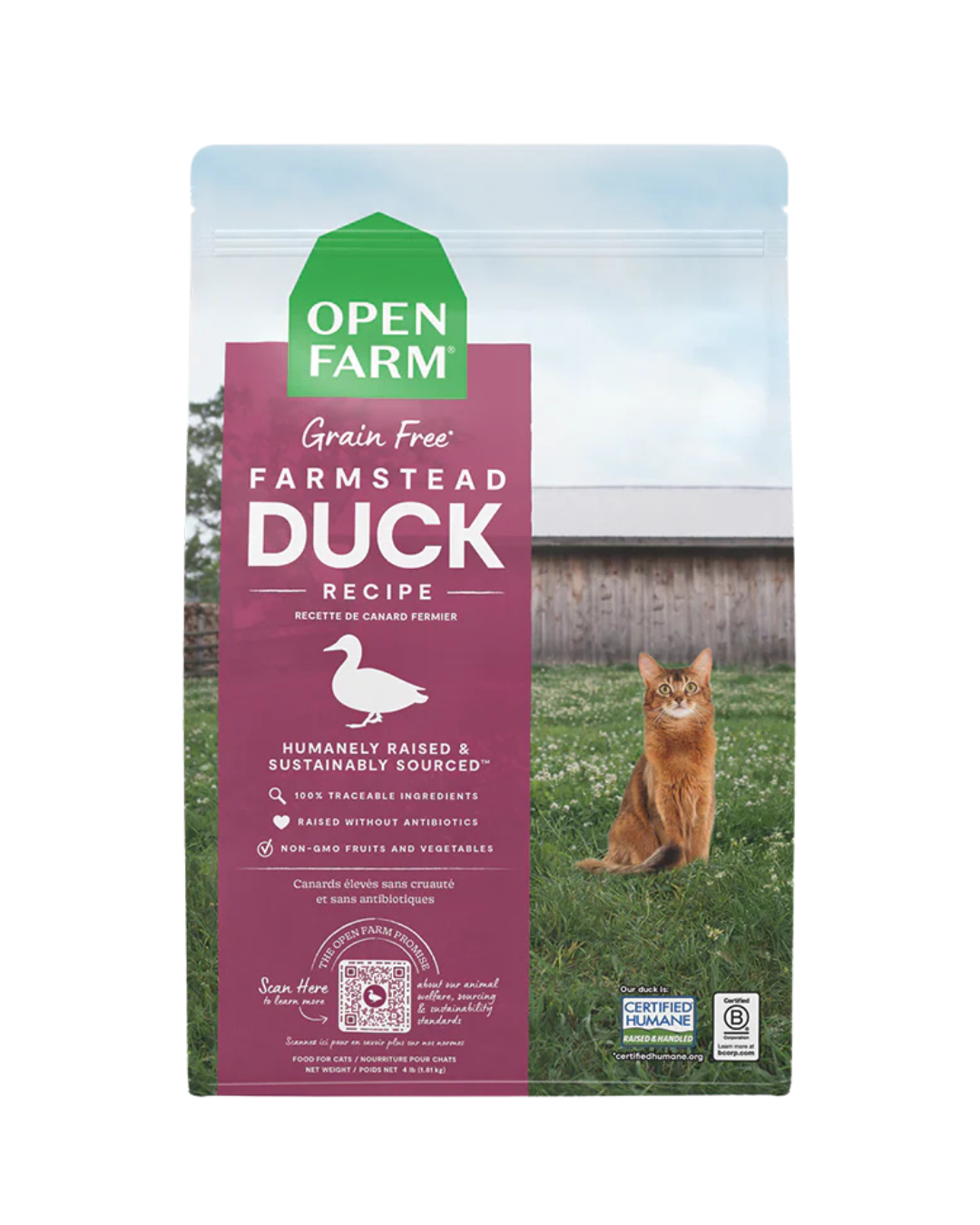 Open Farm Cat Farmstead Duck