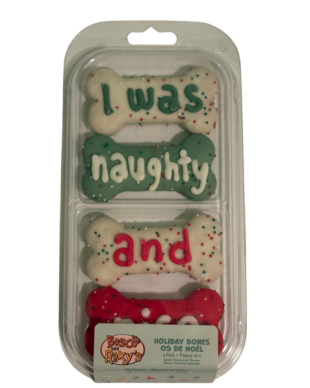 Bosco & Roxy's Merry Woofmas Naughty & Nice Holiday Bones