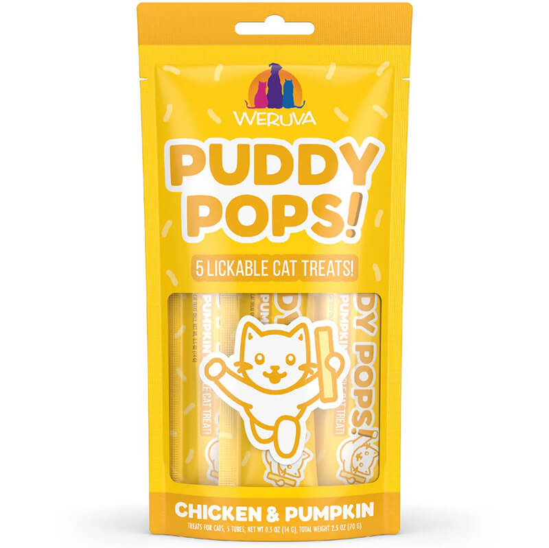 Weruva Puddy Pops Lickable Treat Chicken 5-Pack