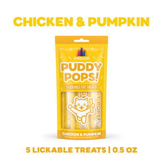 Weruva Puddy Pops Lickable Treat Chicken 5-Pack