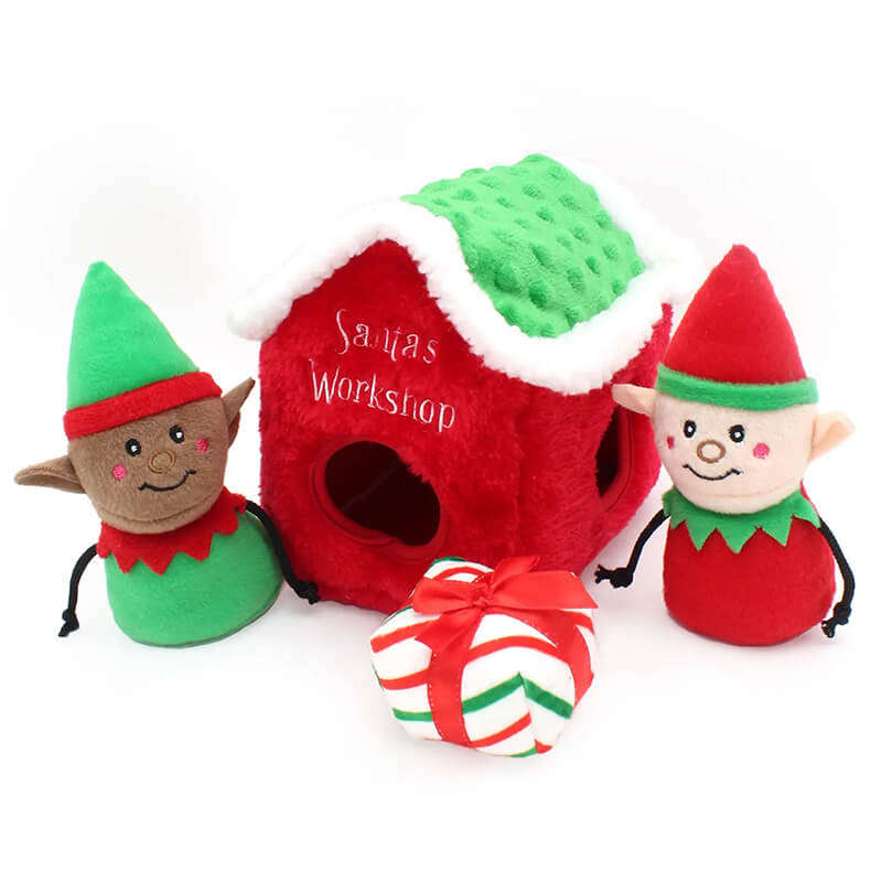 Zippy Paws Burrow Santa's Workshop