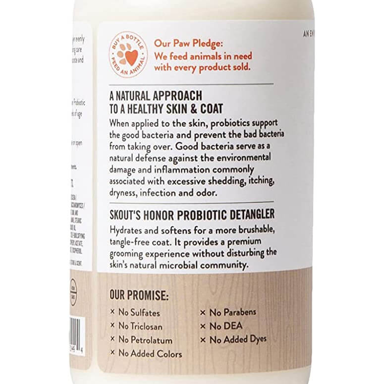 Skout's Honor Probiotic Detangler Dog of The Woods